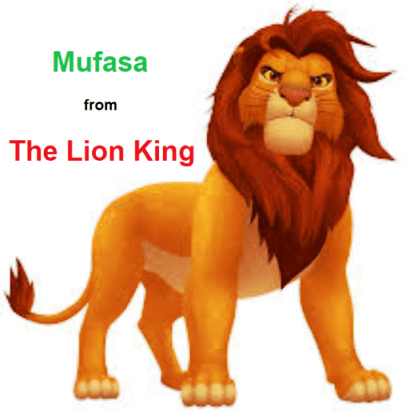 Mufasa from The Lion King