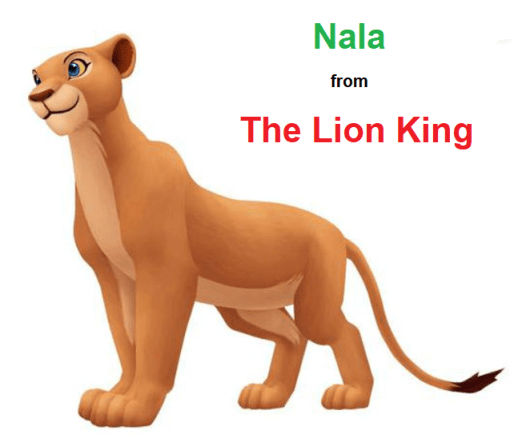 Nala from The Lion King