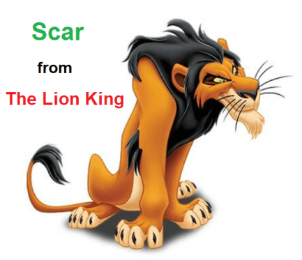 Scar from The Lion King