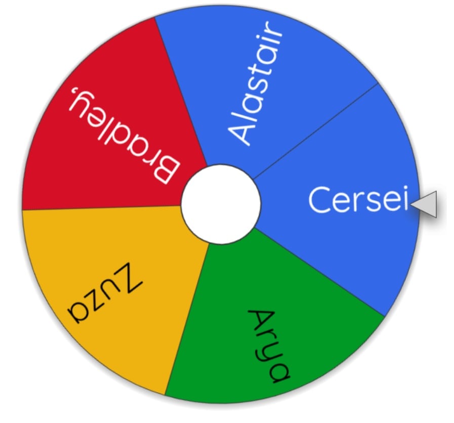 random generator wheel