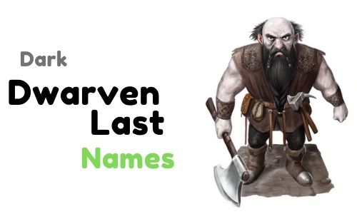 Dark Dwarf Names