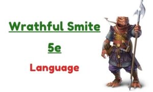  Wrathful Smite 5e  » Full Information » [ D & D ] » With Higher Level