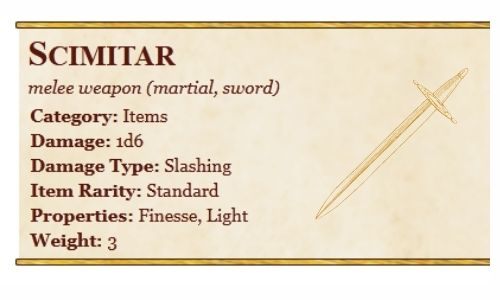 Scimitar