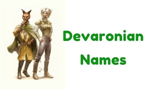 Devaronian Names
