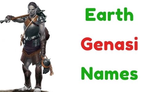 Earth Genasi Names