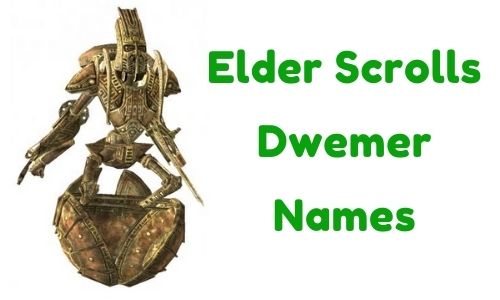 Elder Scrolls Dwemer Names