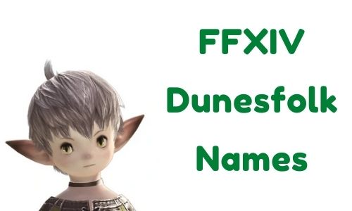 FFXIV Dunesfolk Names