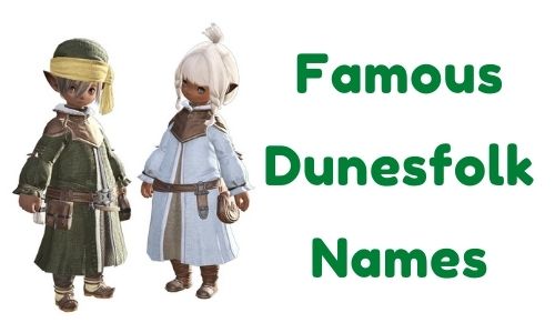 Famous Dunesfolk Names