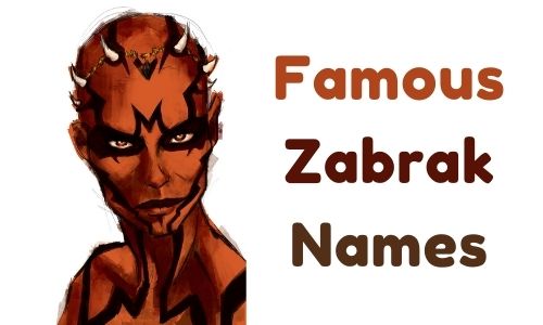 Famous Zabrak Names