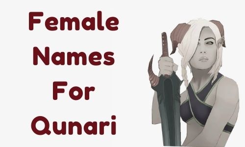 Female Names For Qunari