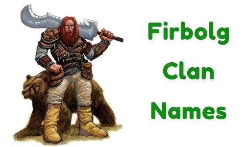 Firbolg Clan Names