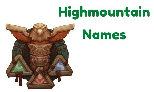 Highmountain Names