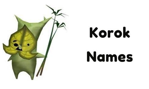 Korok Names
