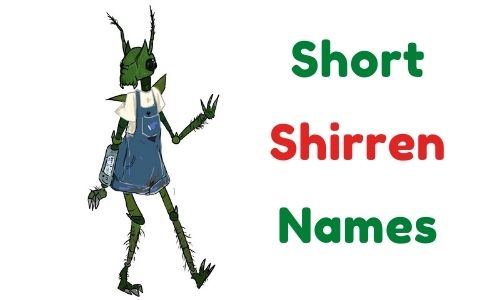 Short Shirren Names