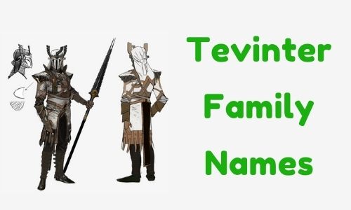 Tevinter Family Names