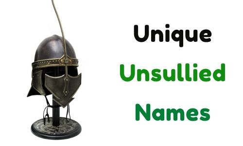 Unique Names For Unsullied