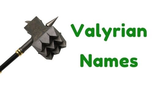 Valyrian Names