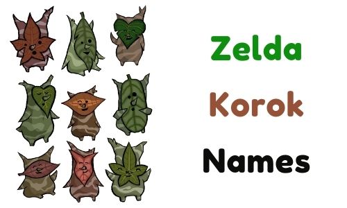 Zelda Korok Names