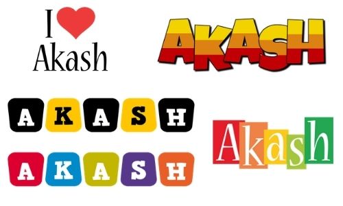 1000 Akash Stylish Name Funny Unique Famous Badass