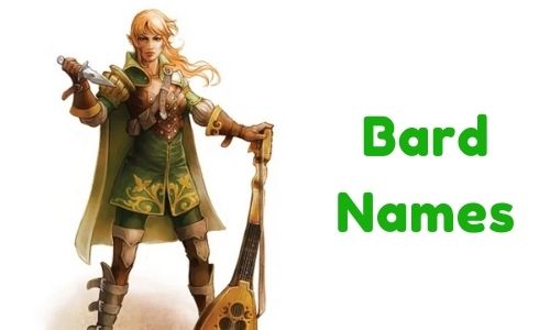  1000 Bard Names Funny Unique Famous Badass 
