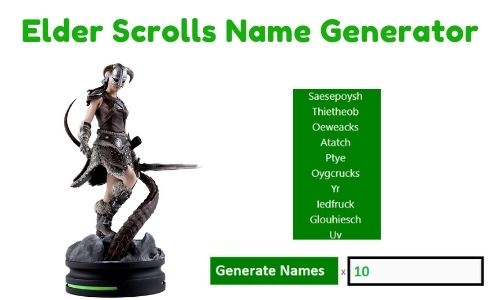Elder Scrolls Name Generator