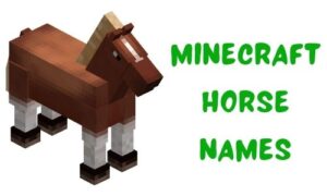 Minecraft Horse Names Which are Most Unique and Famous All Over The
