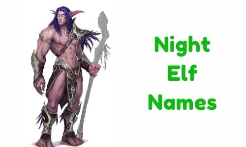 Night Elf Names